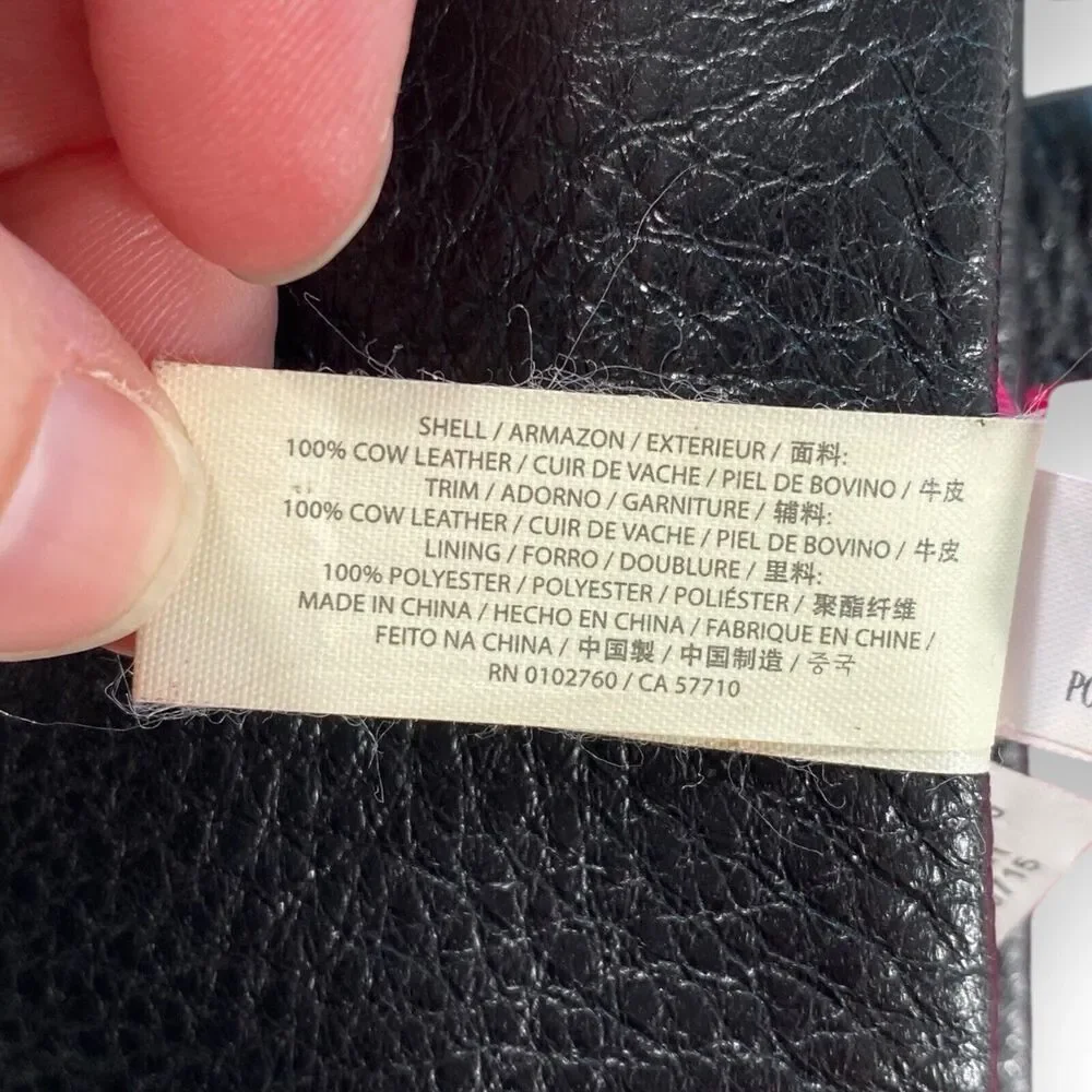 Kate Spade Quilted Leather Crossbody Purse Bag Chain Strap Black Small Shoulder - Picture 9 of 16